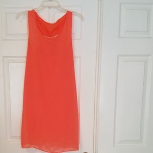 Orange swimsuit cover up